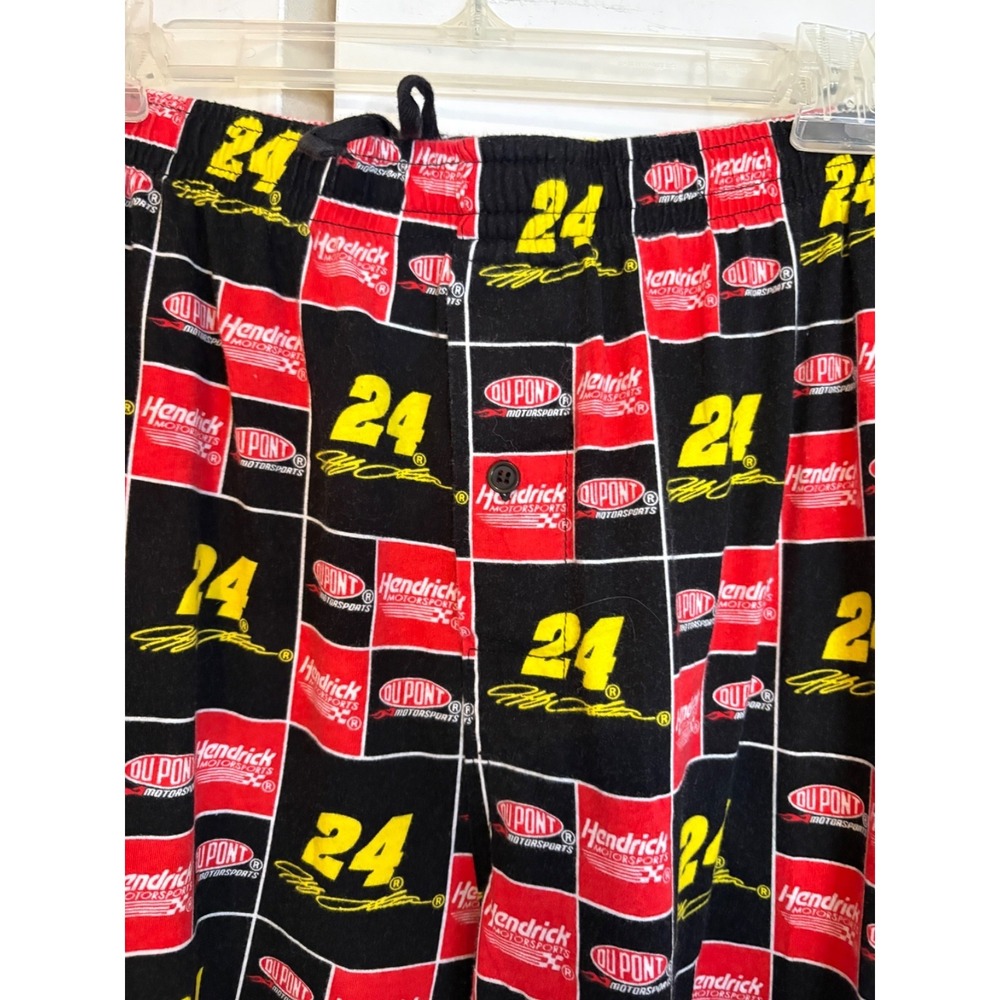 Jeff Gordon NASCAR #24 Dupont Hendrick Motorsports Flannel Pants XL Cotton Vinta - Picture 4 of 6